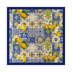 Écharpes D'Été Pour Femmes En Polyester, Motif Fleurs Et Fruits, Collection Romantique h5 Image3