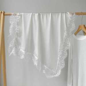 Écharpes D'Été Élégantes En Satin Uni Pour Femmes, Collection Simple Series h5 Image4
