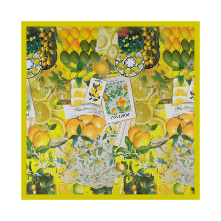 Écharpes d'été pour femmes en polyester, motif fleurs et fruits, collection romantique 2