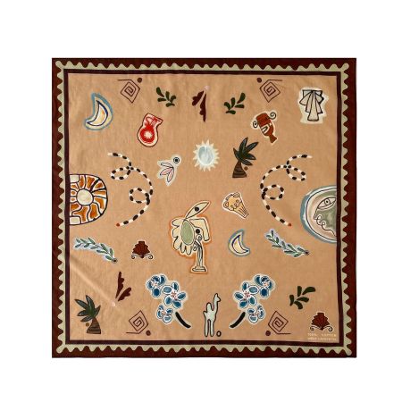 Écharpes d'été en coton pour femmes, style océanique, à fleurs de vacances 2