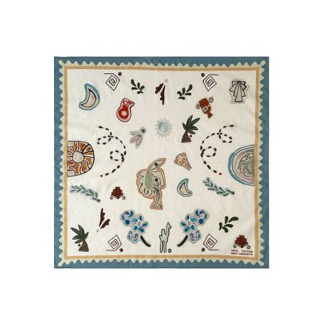 Écharpes d'été en coton pour femmes, style océanique, à fleurs de vacances