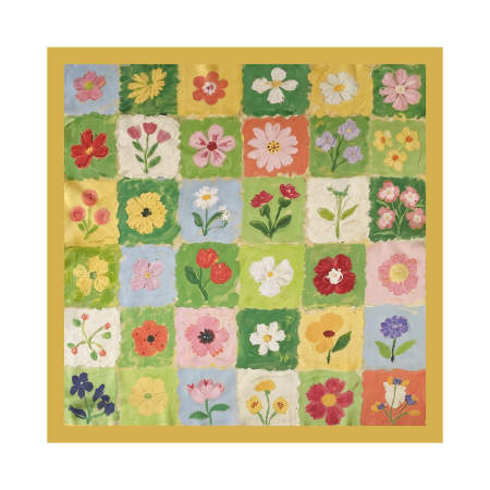 Écharpes d'été pour femmes en polyester, style océanique, collection romantique à fleurs douces 2