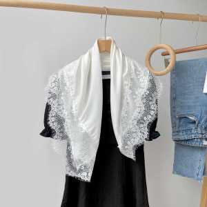 Écharpes D'Été Élégantes En Satin Uni Pour Femmes, Collection Simple Series h5 