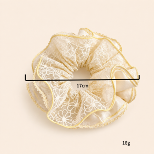 Chouchous En Tissu Uni Couleur Fleur De La Collection Simple Series Daily h5