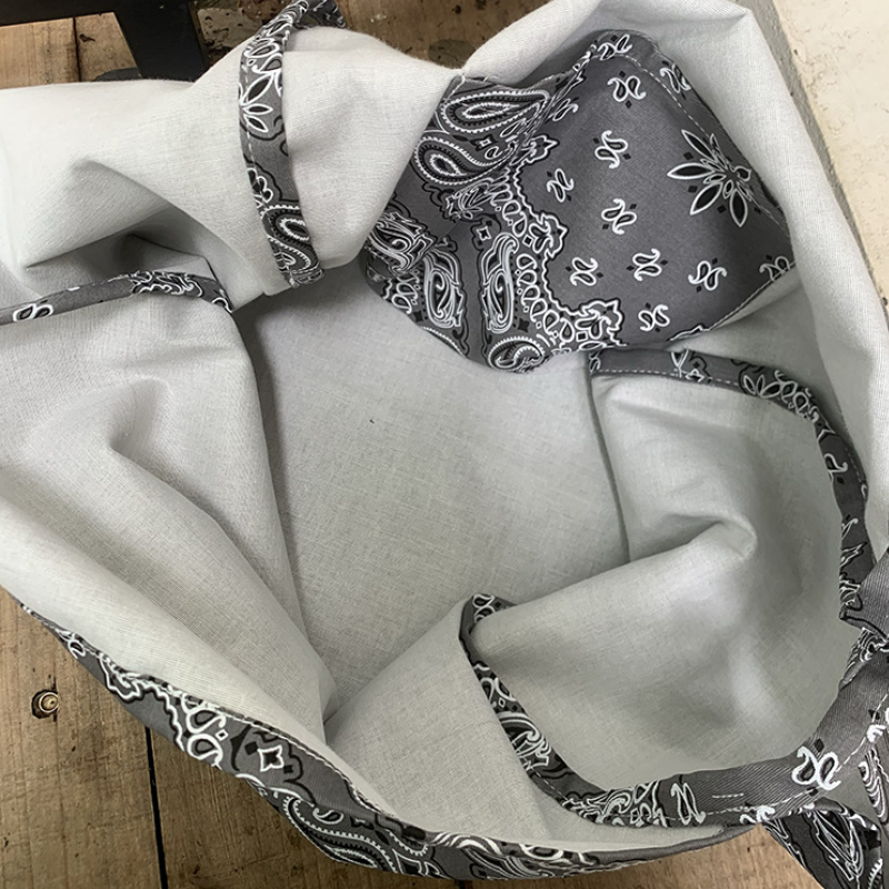 Sac Carré Femme En Toile Imprimée À Motif Cachemire Style Décontracté Image4