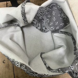 Sac Carré Femme En Toile Imprimée À Motif Cachemire Style Décontracté h5 Image4
