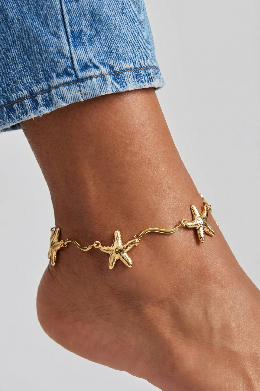 Bracelet De Cheville À Effet Traînant Et Étoile De Mer Image2