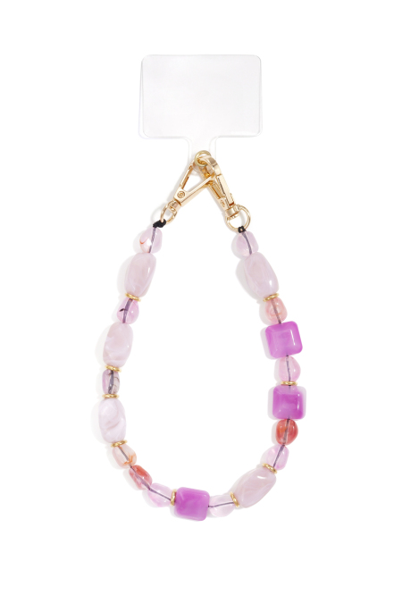Chaîne de téléphone en perles acryliques décontractées, accessoires du quotidien