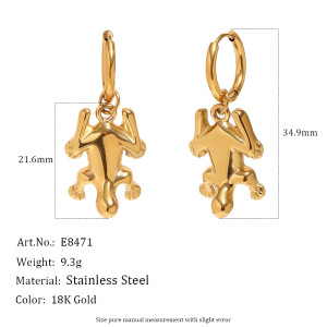 Ensembles De Bijoux Pour Femmes Simple Series, Mignons, De Forme Irrégulière, En Acier Inoxydable, Étanches, Couleur Or h5 