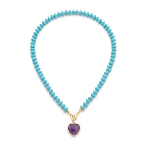 Colliers De Perles Pour Femmes, Collection Romantique, Motif Cœur, En Résine Et Pierre Naturelle h5 