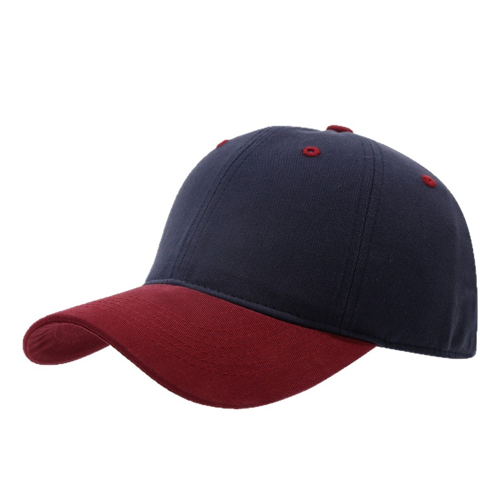Casquette De Baseball Décontractée En Coton De Couleur Mélangée, Série Simple h5Image4