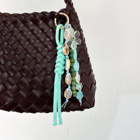 Breloques pour sac en résine dégradée de couleurs, motif cœur et fleur, collection quotidienne Simple Series Daily. 2