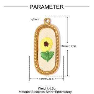 Pendentifs Pour Femmes, Collection Romantique, À Faire Soi-Même, En Forme De Fleur Irrégulière, En Acier Inoxydable Étanche, Couleur Or h5