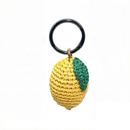Breloques pour sac en raphia tissé, collection Simple Series Daily Fruit