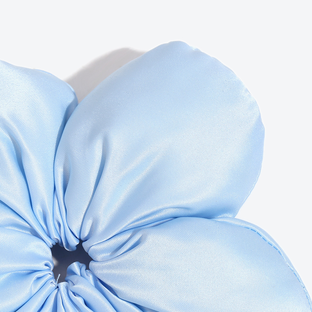 Chouchous En Tissu Uni Couleur Fleur Douce, Collection Simple h5Image2