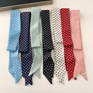 Écharpes D'Été Décontractées À Pois Unis En Polyester, Collection Simple h5 Image2
