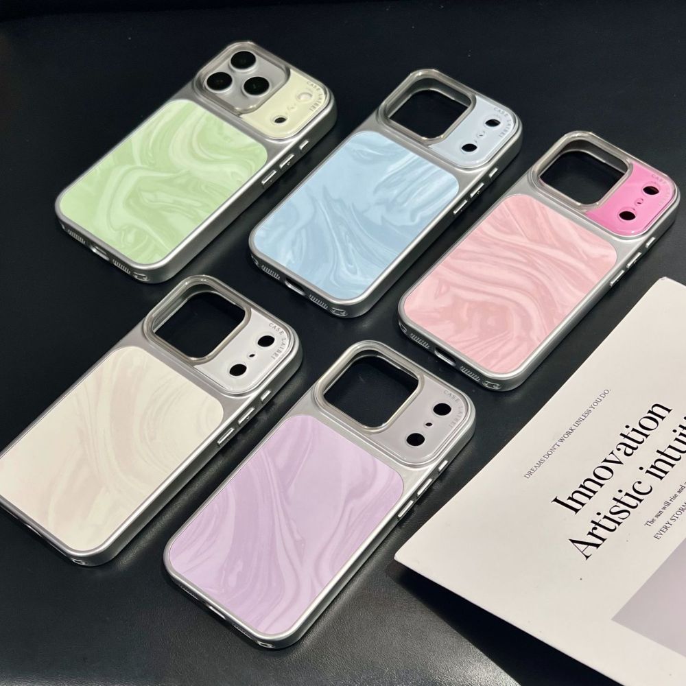 Coques De Téléphone À Motif Marbre Uni Image4