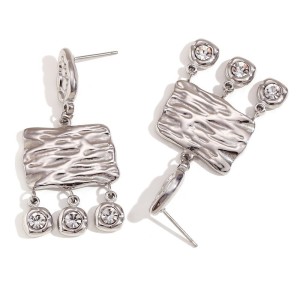 Boucles D'Oreilles Puces Pour Femmes, Collection Simple, Élégantes, Forme Irrégulière, Étoile De Mer, Fil En Acier Inoxydable, Étanches, Couleur Or h5 