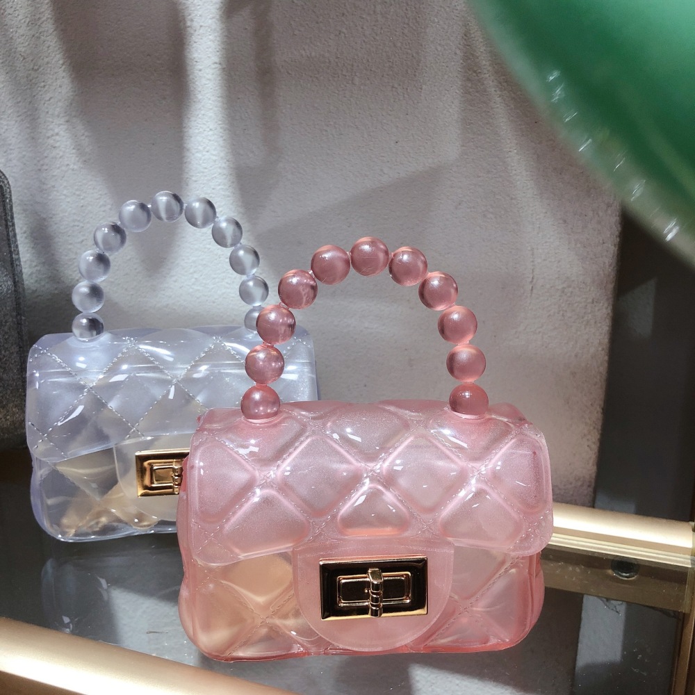 Sac Carré Femme En Pvc Style Décontracté / Pvc Transparent Uni h5Image3