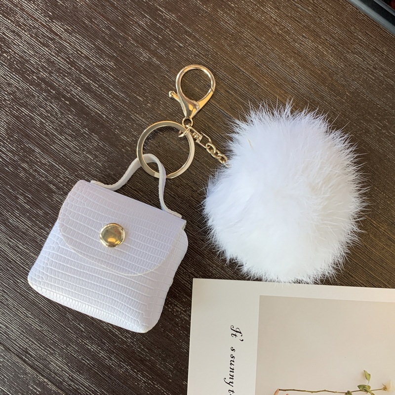 Porte-Clés Trèfle En Pu Uni Couleur Quotidienne De La Série Simple 