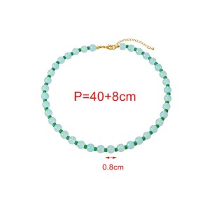 Colliers De Perles De Verre Multicolores Pour Femmes h5 Image3