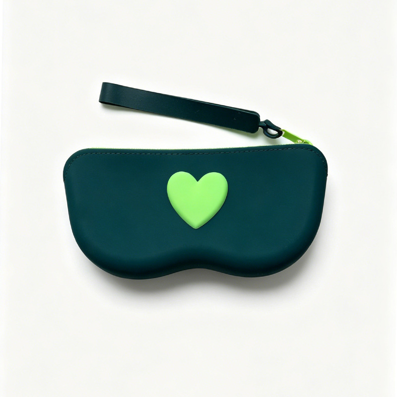 Pochette De Rangement Pour Lunettes De Soleil En Gel De Silice Simple Series Sweet Heart, Couleurs Assorties 