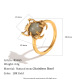 Couleur or/Taille de bague 6 
