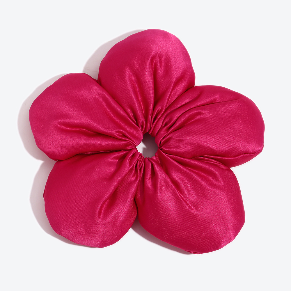 Chouchous En Tissu Uni Couleur Fleur Douce, Collection Simple