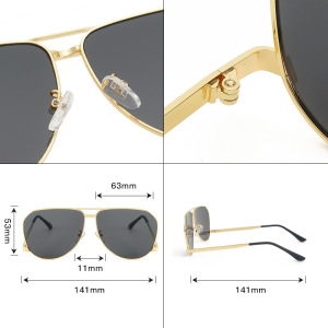 Lunettes De Soleil Rétro Simple Series Couleur Unie h5 Image4