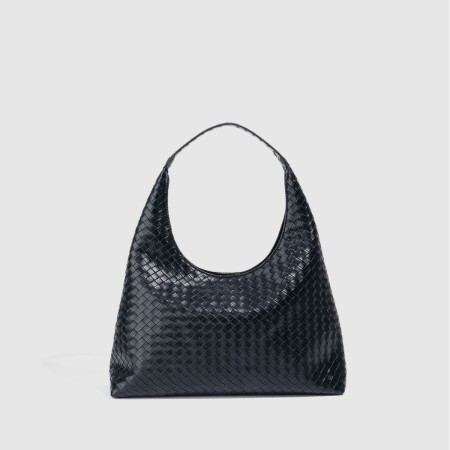 Sacs à main minimalistes en PU tissé pour femmes 2