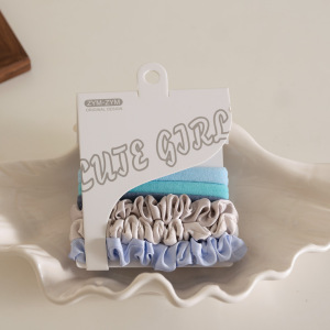 Chouchous En Tissu Dégradé Uni Et Doux De La Série Simple h5 