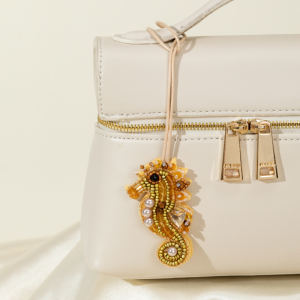 Collection Luxueuse De Perles Naturelles De Style Océanique, Breloques Pour Sacs En Corde Tressée h5 Image4