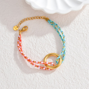 Bracelets Tressés Pour Femmes Sweet Heart Cherry De La Série Romantic h5 Image5