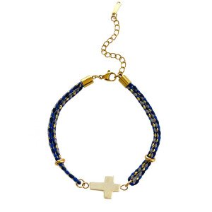 Bracelets Tressés Pour Femmes, Motif Fraise, Couleur Or h5 Image5