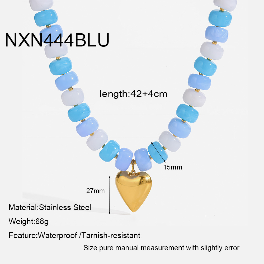 Colliers Pendentifs Pour Femmes En Acrylique De La Collection Simple Series Daily Beads