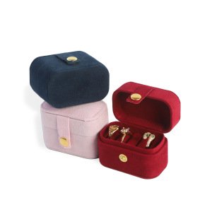 Boîtes À Bijoux Rectangulaires En Pu De La Série Simple Daily h5 Image5