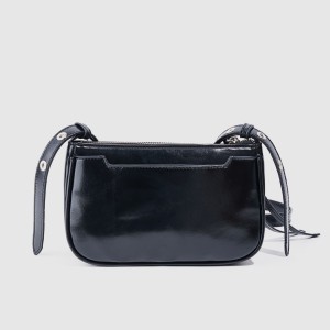 Sacs Bandoulière Femme Style Bureau, En Pu Uni, Avec Quincaillerie En Métal h5 Image5