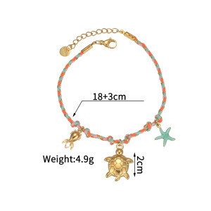 Bracelets Tressés Pour Femmes, Style Océanique, Inspirés Des Vacances h5 