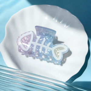 Collection Simple Nature Animal Océanique Style Coquillage Étoile De Mer Acétate Cheveux Griffes h5 