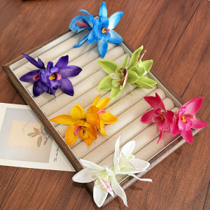Pinces À Cheveux En Tissu Dégradé De Couleurs Florales, Collection Romantique, Pour Les Vacances h5 Image3