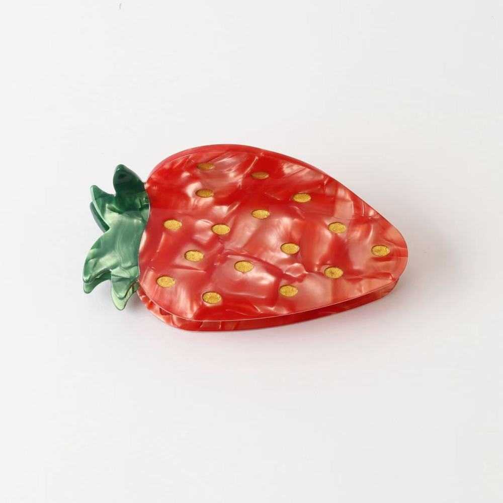 Pinces À Cheveux Simple Series Sweet Strawberry Acetate 