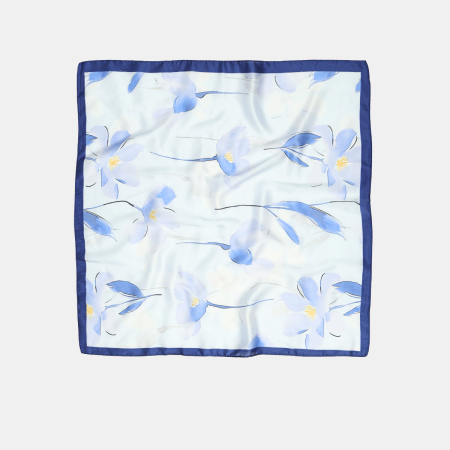 Écharpes d'été en polyester uni couleur Sweet Flower de la collection Simple Series
