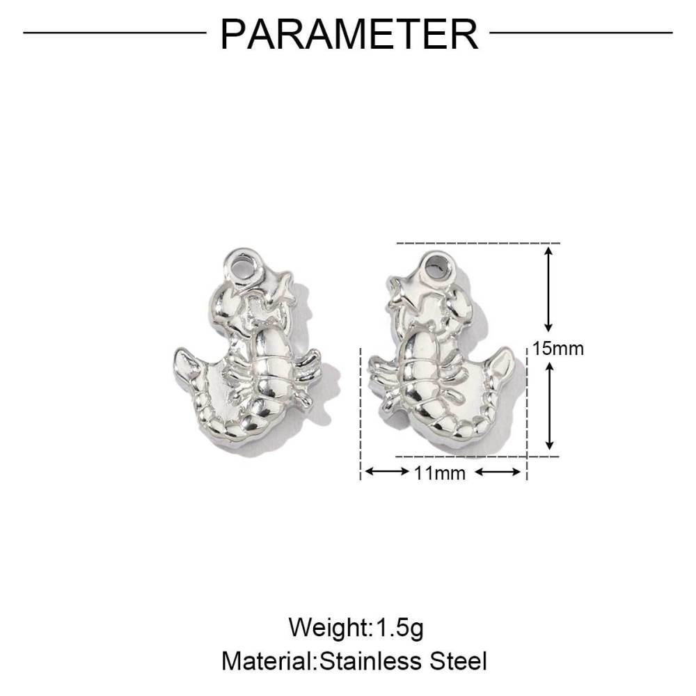 Pendentifs Femme Style Océanique Romantique En Acier Inoxydable Étanche Couleur Or, Motif Étoile De Mer 