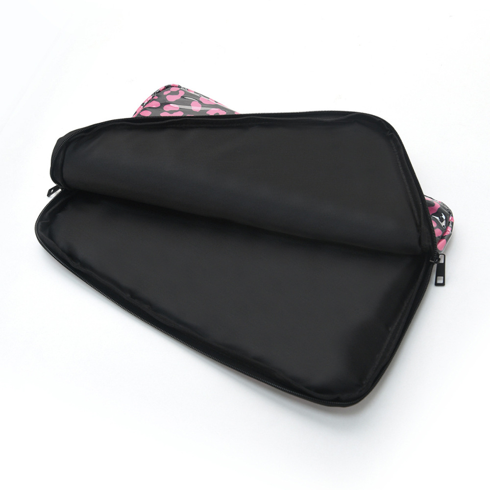 Sacoche D'Ordinateur Portable Décontractée En Pvc À Nœud Papillon Imprimé Léopard Cerise Avec Détail Nœud Papillon h5Image3