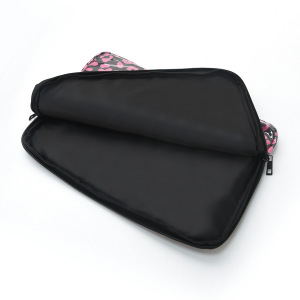 Sacoche D'Ordinateur Portable Décontractée En Pvc À Nœud Papillon Imprimé Léopard Cerise Avec Détail Nœud Papillon h5 Image3