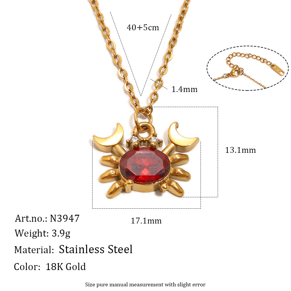 Colliers Pendentifs Pour Femmes, Collection Romantique, Motif Animal Mignon, En Acier Inoxydable Étanche, Couleur Or