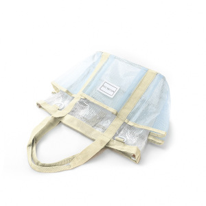 Sac Fourre-Tout Femme En Pvc Style Vacances / Pvc Transparent Uni h5 Image4