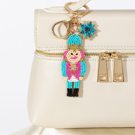 Porte-clés en alliage de couleurs assorties, figurine mignonne, série simple 2