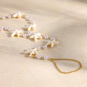 Chaîne De Poignet Pour Femme Daily Starfish En Acier Inoxydable, Étanche, Couleur Or Et Zircon, Collection Luxueuse h5 Image2
