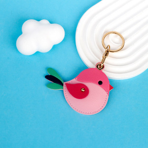 Porte-Clés En Cuir Simple Series Avec Oiseaux Mignons De Couleurs Variées h5 Image6